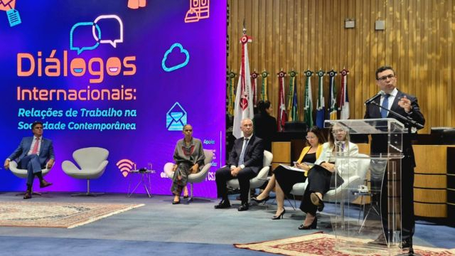 Congresso internacional no TST debate futuro das relações de trabalho com enfoque humanista e integrado								