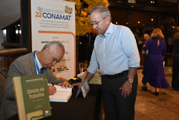 IA e Direito do Trabalho se destacam entre lançamentos de livros no 22º Conamat							