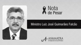 Anamatra manifesta pesar pelo falecimento do ministro Luiz José Guimarães Falcão							