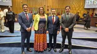 Anamatra presente à sessão solene em celebração aos 80 anos do TST							