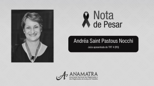 Nota de pesar pelo falecimento da juíza aposentada Andréa Saint Pastous Nocchi							
